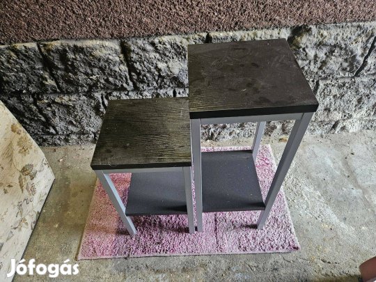 Kis asztalka, virágtartó (2 darabos)