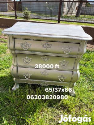 Kis barokk hasas komód 38000 ft bp.17 ker