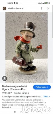 Kis doktor porcelán figura