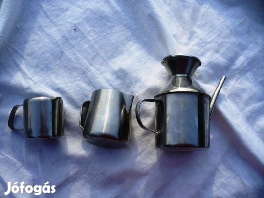 Kis kávés - szószos kanna kiöntő kiegészítő 3db egyben