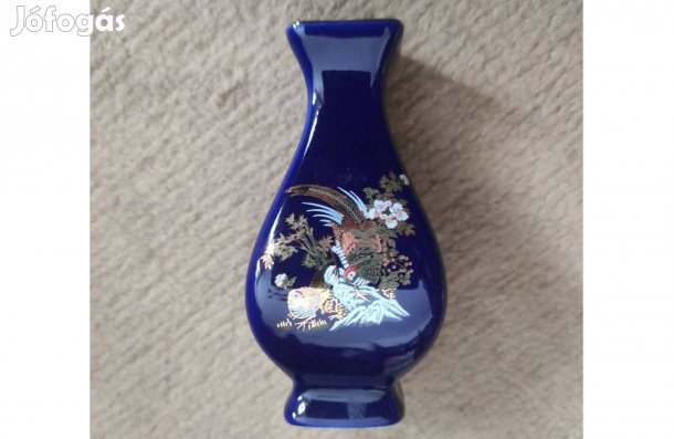 Kis kínai váza élénk kék, kb. 10cm