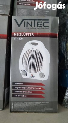 Kis méretű elektromos hősugárzó fűtőtest 2 fűtési fokozat 1000W, 2000W