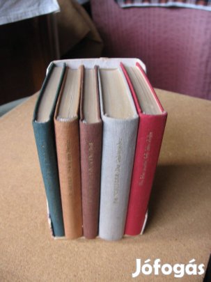 Kis méretű könyv szett, 5 darab együtt, német nyelvű, könyv