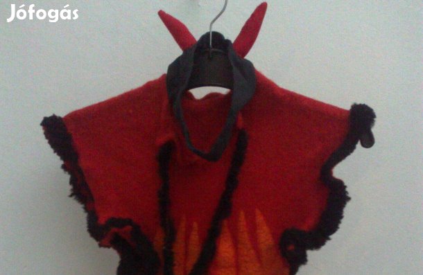 Kis ördög palást jelmez óvodásoknak eladó