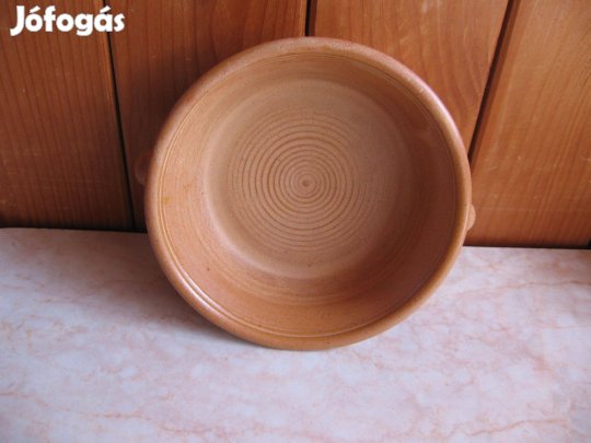 Kis sütőedény, natúr kerámia