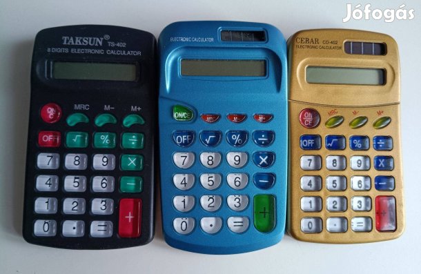 Kis számológép, ceruzaelemes