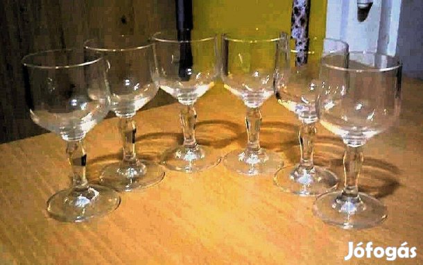 Kis tulipán forma 6 szem. röviditalos készlet