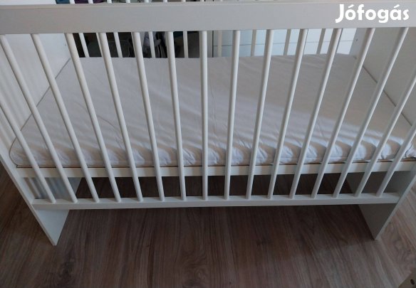 Kiságy rácsos Klups Karolina 60x120 cm+kókuszmatrac