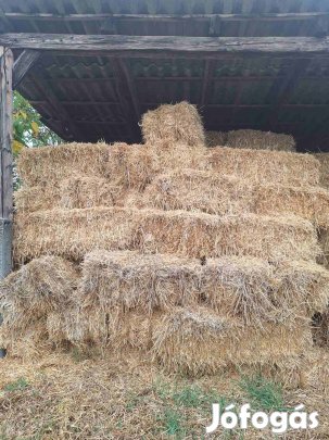 Kisbálás árpa és búza szalma eladó