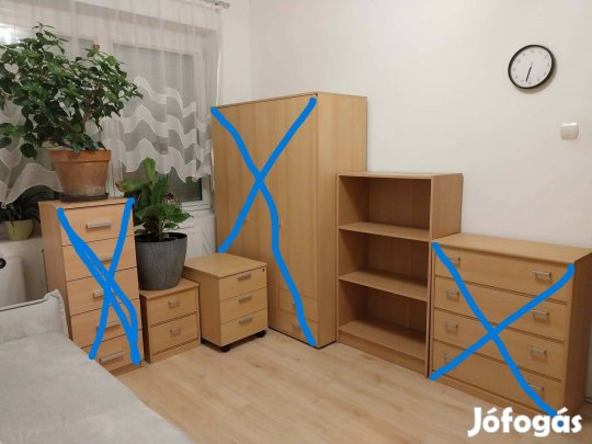 Kisbútor fiókos