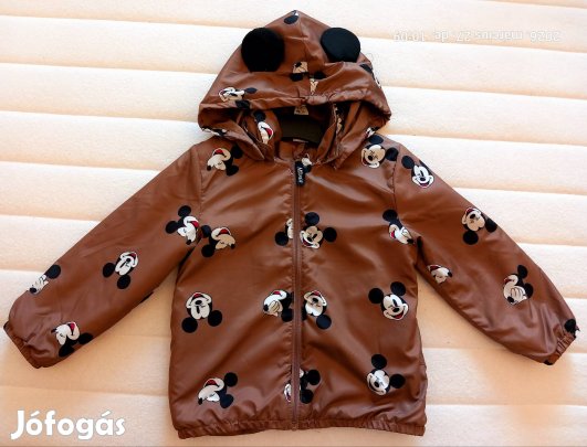 Kisfiú Mickey egeres kabát 104