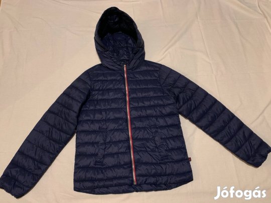 Kisfiú átmeneti kabát (170-es, Benetton, sötétkék)