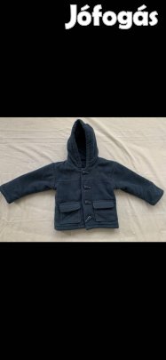 Kisfiú átmeneti polár kabát (újszerű, 86-os, sötétkék)