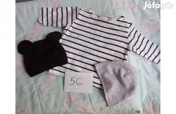 Kisfiú felső, csíkos eladó, 56-os méretű