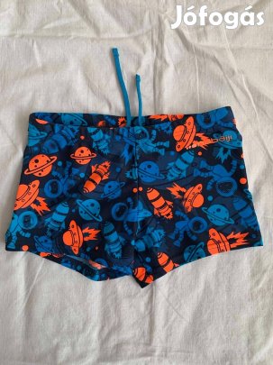 Kisfiú fürdőnadrág (122-es, narancssárga-kék, Decathlon, Nabaiji)