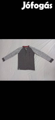 Kisfiú hosszú ujjú póló (146-152-es, szürke, C&A)