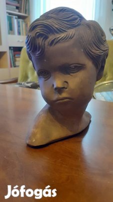 Kisfiú kerámia brüszt fej