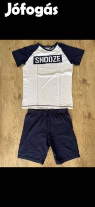 Kisfiú pizsama (146-152-es, Snooze, rövidnadrágos, F&F)