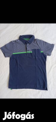 Kisfiú póló (122-es, kék galléros, F&F)