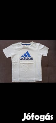 Kisfiú póló (140-es, Adidas, fehér)