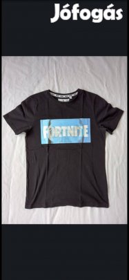 Kisfiú póló (146-152-es, Fortnite, sötét)