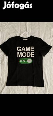 Kisfiú póló (158-164-es, H&M, Game Mode simis, újszerű)