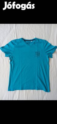 Kisfiú póló (158-164-es, Rule Your Life, kék, C&A)