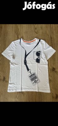 Kisfiú póló (158-164-es, VIP Guest, világos, C&A)