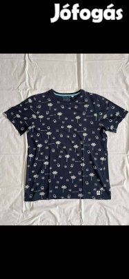 Kisfiú póló (170-176-os, awesome today, sötétkék, C&A)