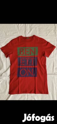 Kisfiú póló (170-es, 3XL, Benetton, piros)