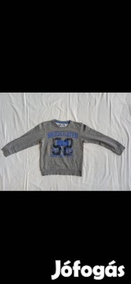 Kisfiú pulóver (116-os, szürke)