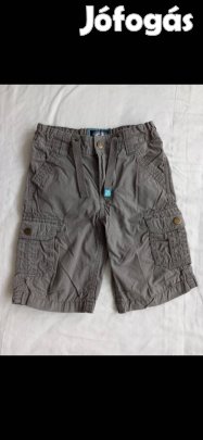 Kisfiú rövidnadrág (104-es, vászon, szürke, Palomino)