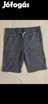Kisfiú rövidnadrág (158-164-es, csíkos világoskék, H&M)