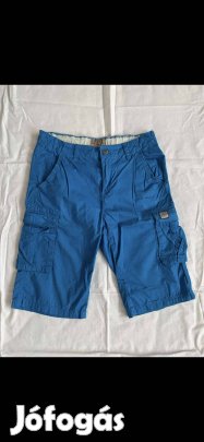 Kisfiú rövidnadrág (164-es, kék, újszerű, oldalzsebes, C&A)
