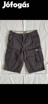 Kisfiú rövidnadrág (164-es, szürke, újszerű, oldalzsebes, C&A)