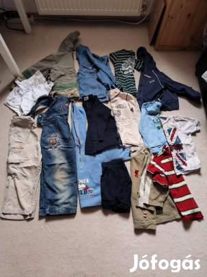 Kisfiú tavaszi ruhacsomag 98-110-es méret