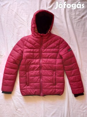 Kisfiú télikabát (158-as, C&A, bordó)