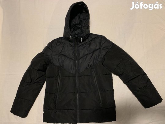 Kisfiú télikabát (164-es, fekete, C&A)