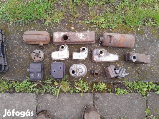 Kisgép kipufogók rotációs kapa, fűnyíró, stb 1000 Ft/db