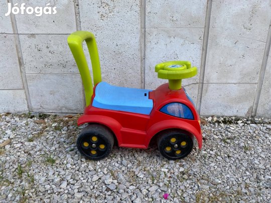 Kisgyerek kisautó és járássegítő eladó