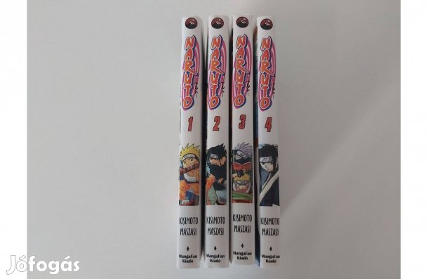 Kisimoto Maszasi: Naruto 1. - 2. - 3. - 4