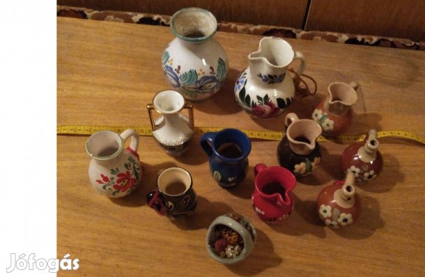 Kiskerámia díszek csomagban (12db)