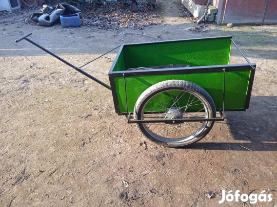 Kiskocsi, kézi kocsi, háztáji kocsi, eladó.