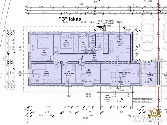 Kiskunlacházán, új építésű, nettó 91 m2-es ikerház! 1243