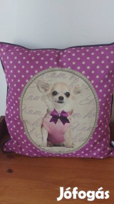 Kiskutyás díszpárna 
