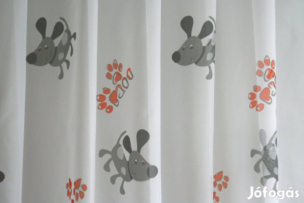 Kiskutyás új gyerek függöny (3,6m x 180 cm)