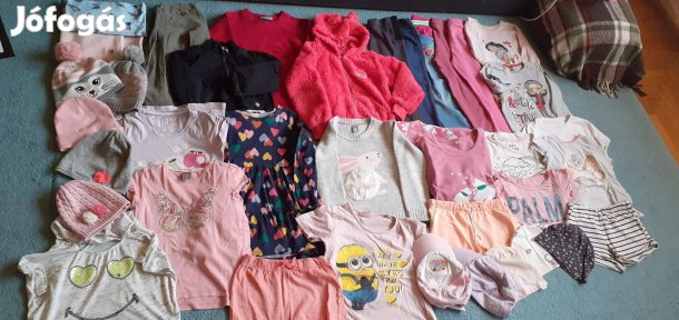 Kislány 128-as ruhacsomag (39db)