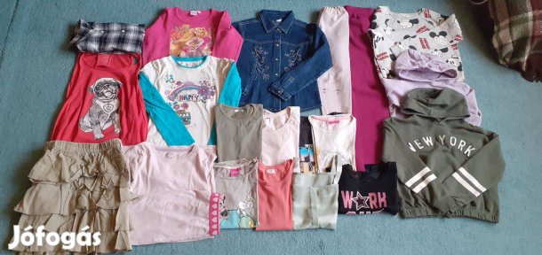 Kislány 134-es ruhacsomag (21db)