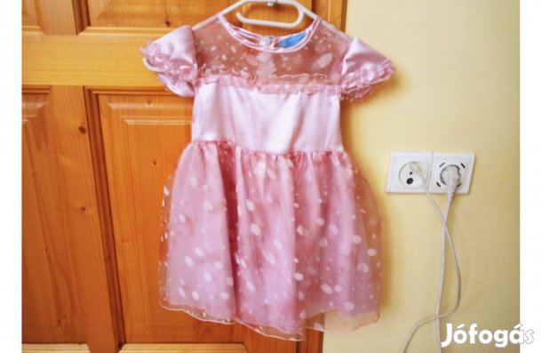 Kislány alkalmi koszorúslány nyári ruha 4 évesre