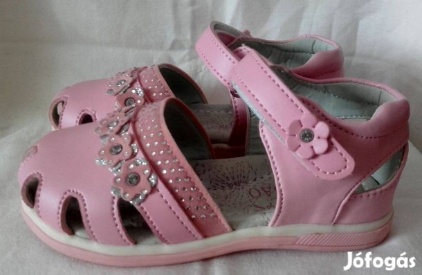 Kislány alkalmi szandál, EU: 25, BTH: 16 cm, Új